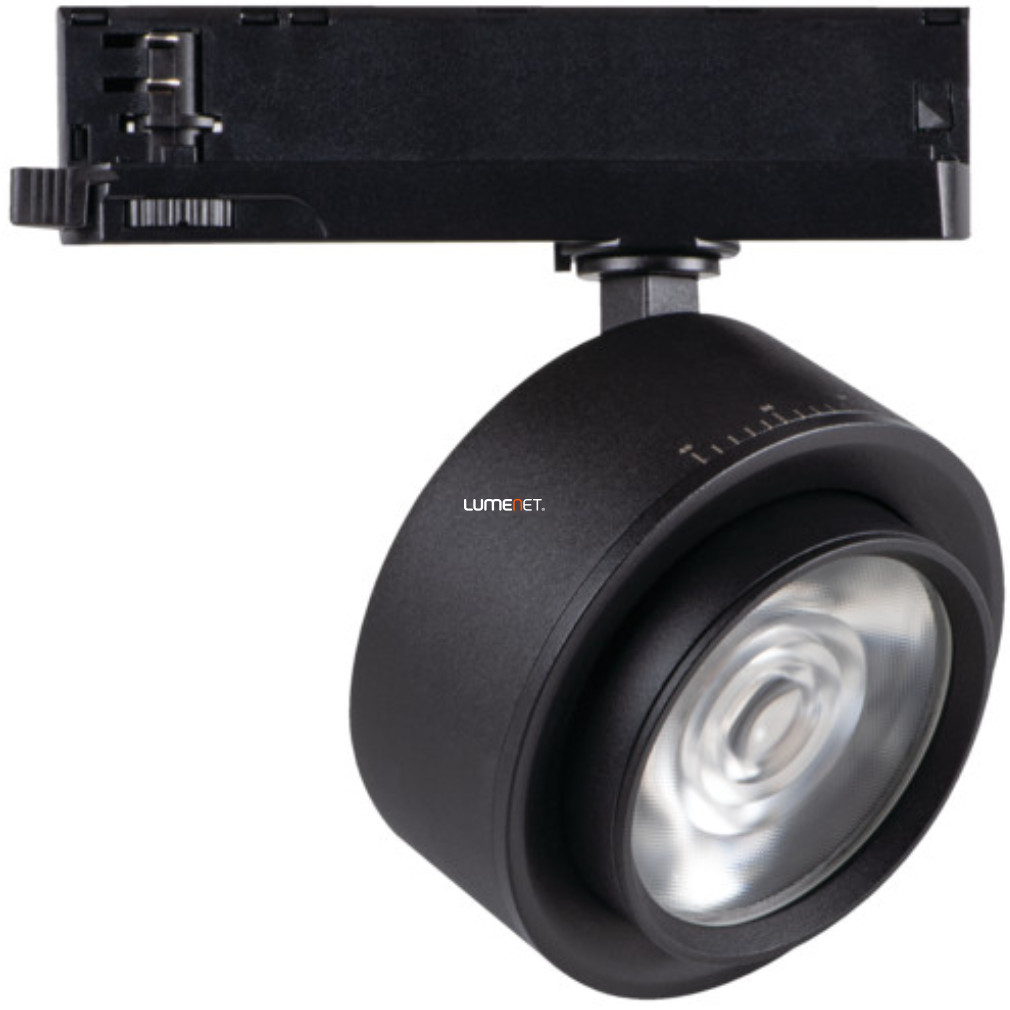 Spot LED, montat pe șină, 18W, 1750lm, 4000K, 18°, negru