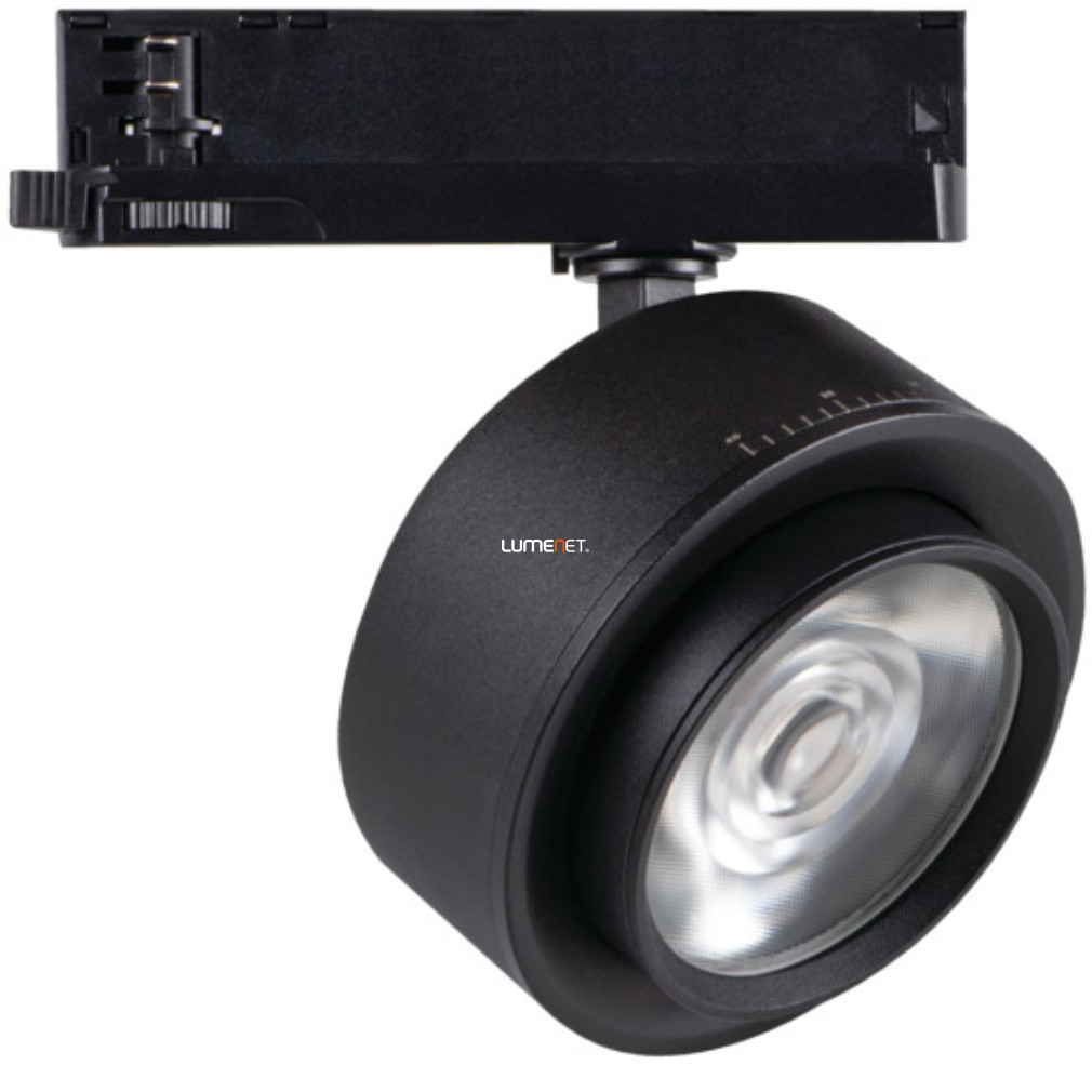 Spot LED, montat pe șină, 38W, 3800lm, 3000K, 38°, negru