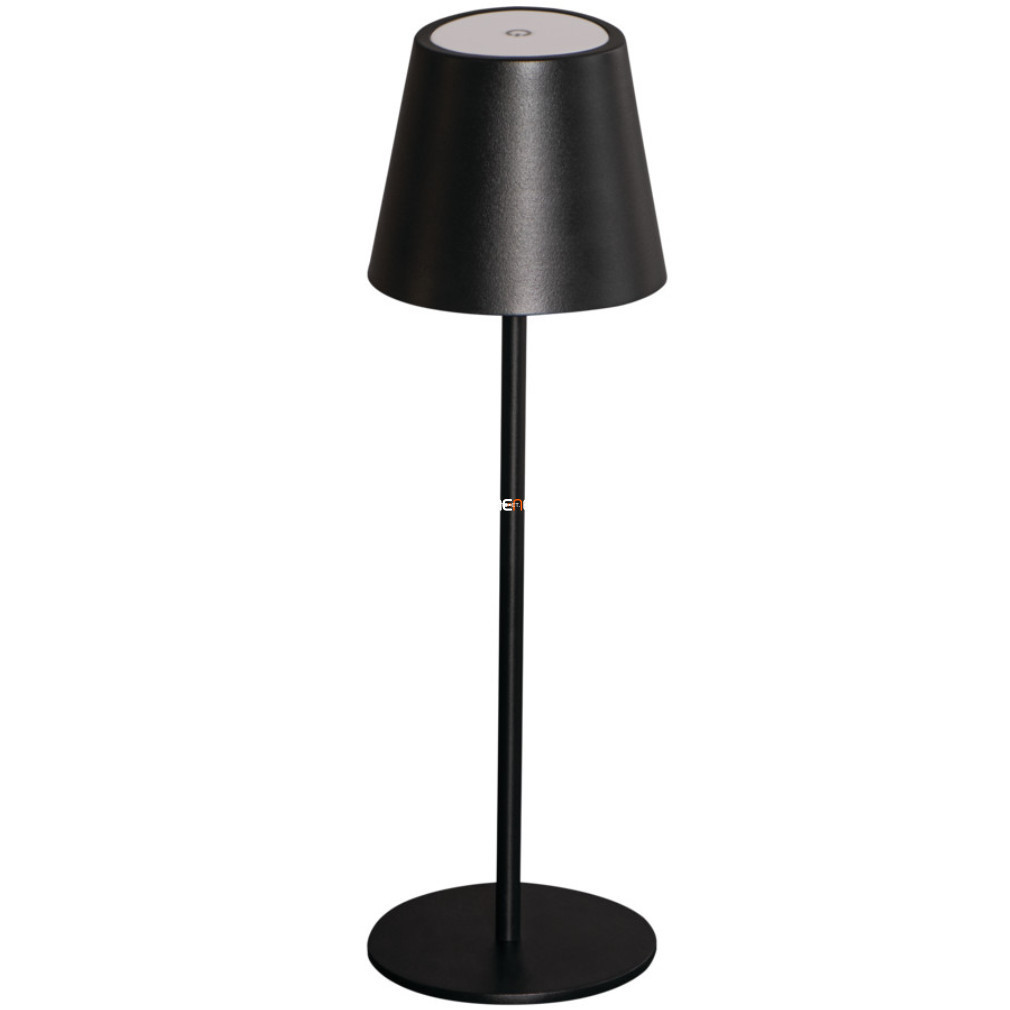 Lampa de masă LED reîncărcabilă pentru exterior, ambalaj deschis, culoare neagră (Inita)