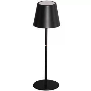   Lampă de masă LED reîncărcabilă pentru exterior, ușor imperfectă, de culoare neagră (Inita)