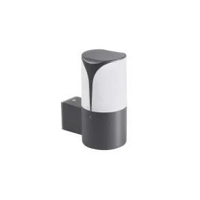   Lampă de perete pentru exterior, neagră, cu 1 soclu E27 - Preso EL Kanlux 36543