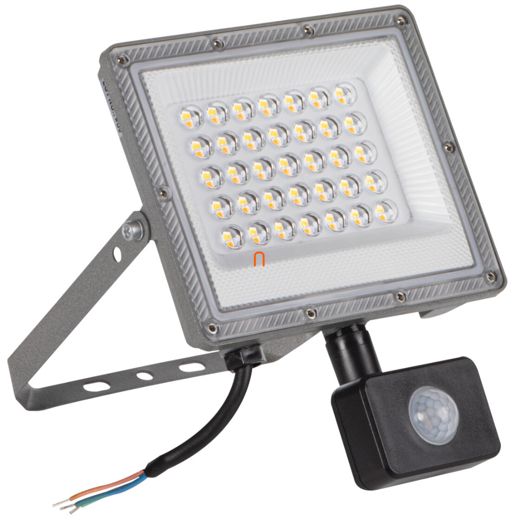 Proiector LED cu senzor de mișcare, reglabil, 30 W, 1850 lm (Acete)