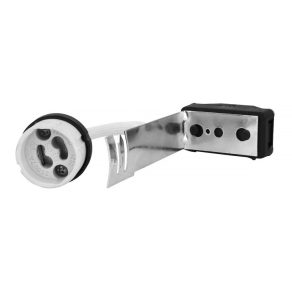 Soclu GU10, cu clemă de fixare