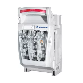   Siguranță de secționare orizontală 000-160 A, pentru panou de montare, racord de tip S, APATOR RBK-000 Pro, 63-823191-011