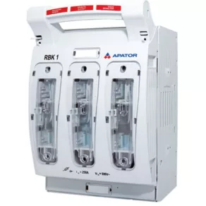   Siguranță secțională orizontală 1-250 A, pentru panou de montare, conexiune S/M APATOR RBK 1, 63-811779-011