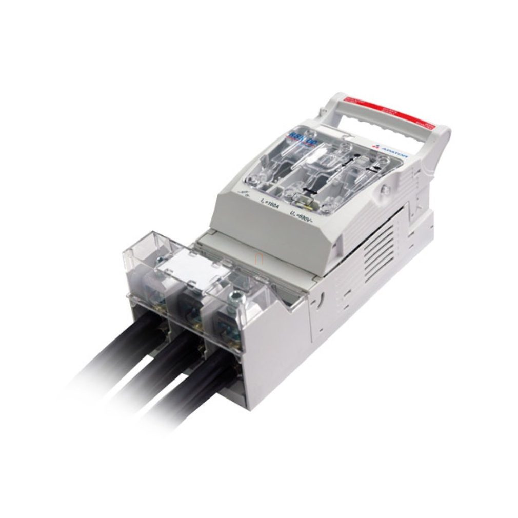 Dispozitiv de siguranță secțiuni orizontal 00-160A, pentru panou de montare, conexiune S APATOR RBK 00-W, 63-823333-141