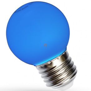 Decor LED E27 1W, albastru