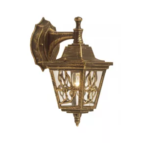   Lampă de perete pentru exterior cu 1 soclu E27, IP44, 220-240 V, bronz antic - Klausen Boston KL 5490
