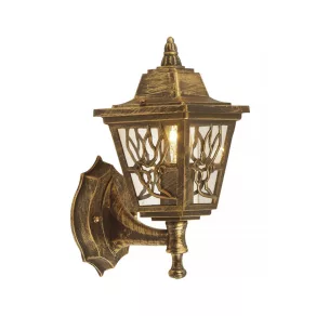   Lampă de perete pentru exterior cu 1 soclu E27, IP44, 220-240 V, bronz antic - Klausen Boston KL 5491