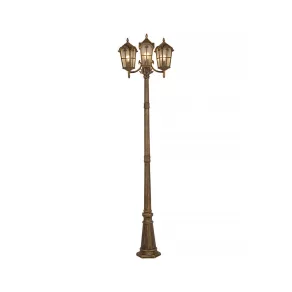   Lampă clasică de exterior cu picior, 227 cm, cu 3 socluri E27 - Spokane Klausen KL5550