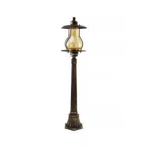   Lampă de exterior cu picior, cu 1 soclu E27, IP44, 220-240 V, maro - Klausen Kingston KL6230