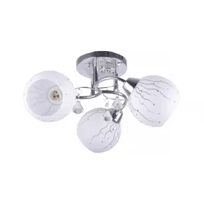   Candelabru cu ornamente din cristal, cu 3 socluri E27 - Flash Klausen LY-3128