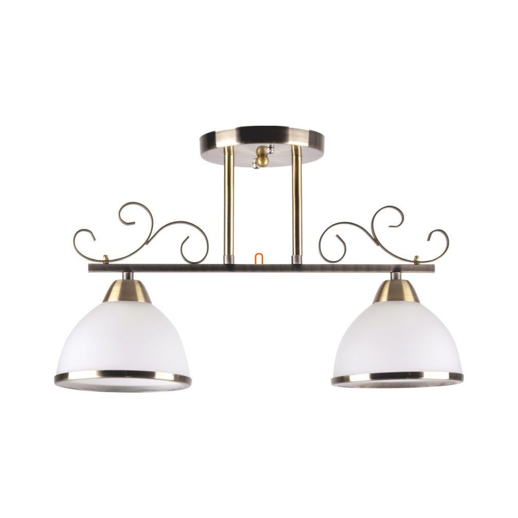 Lampa de tavan antich, cu 2 brațe - Iron Klausen LY-3190