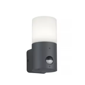   Lampă de perete cu senzor de mișcare pentru exterior, culoare antracit, cu soclu E27 - Ascot Klausen KL131001