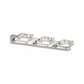   Aplică LED cu inserții de cristal, transparentă, cromată, 9 W, 690 lm, 4000 K - Romance Klausen 146000