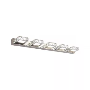   Aplică LED cu inserții de cristal, transparentă, cromată, 15 W, 1050 lm, 4000 K - Romance Klausen 146001