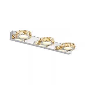   Lampă LED de perete cu inserții de cristal, 9 W, 600 lm, 4000 K - Champagne Klausen 146002