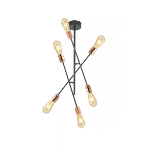   Lustră de design cu 6 socluri E27 - Straight Klausen KL106005