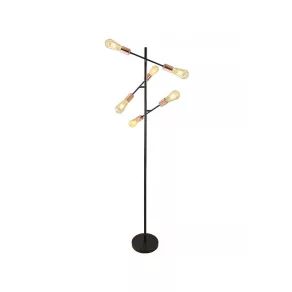  Lampă de podea, 168 cm, cu 6 socluri E27 - Straight Klausen KL107009