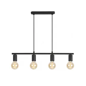  Lampă suspendată cu 4 socluri E27 - Strict Klausen KL114003