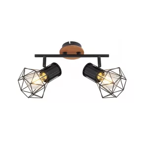 Lampă de tavan cu 2 socluri E27 - Skull Klausen KL162018
