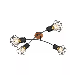 Lampă de tavan cu 4 socluri E27 - Skull Klausen KL164006