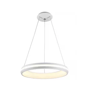   Lampă suspendată cu LED cu intensitate reglabilă, 46 cm, albă, 100 W, 3000-4000-6000 K - Striped Klausen KL151041
