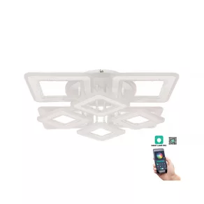   Lampă LED de tavan cu intensitate reglabilă, albă, 74 cm, 252 W, 24000 lm, 3000-4000-6500 K - Trigos Klausen KL151047