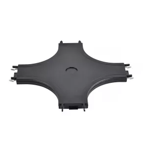   Sistem de șine magnetice - Conector de distribuție în T - negru - XBK Klausen KL182010