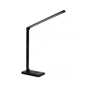   Lampă de birou cu LED reglabilă, neagră, 40 cm, 7 W, 600 lm, 3000-4500-6500 K - Wise Klausen KL148008
