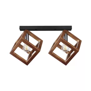   Lampă de tavan cu design în formă de romb, cu 2 socluri E27 - Rhombus Klausen KL100052