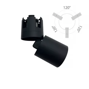   Spot LED, 6,5 cm, negru, 7 W, 680 lm, 3000 K - Shape Klausen KL181052