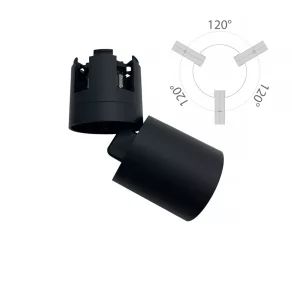   Spot LED, 6,5 cm, negru, 7 W, 680 lm, 3000 K - Shape Klausen KL181080