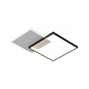   Lampă LED de tavan, albă, neagră, 45 cm, 27 W, 1800 lm, 4000 K - Vertis Klausen KL151088