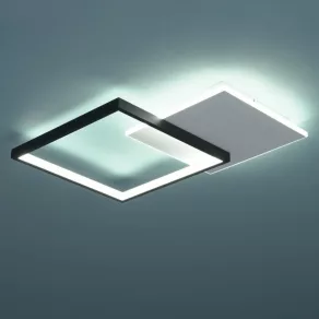   Lampă LED de tavan, albă, neagră, 45 cm, 27 W, 1800 lm, 4000 K - Vertis Klausen KL151088