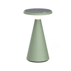   Lampă de birou cu LED și panou solar, 1,6 W, 2700 K, 160 lm, verde măslin, IP44 - Klausen Vivid KL148019