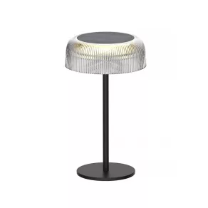   Lampă de birou cu LED și panou solar, 5,5 W, 2700 K, 160 lm, negru, IP44 - Klausen Fire Fly KL148021
