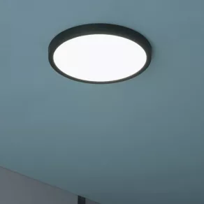   Lampă LED de tavan, neagră, 24 W, 1700 lm, 4000 K - Luz Klausen KL151095