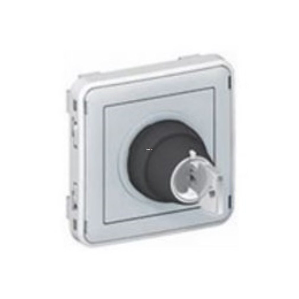 Legrand Plexo 55 (0-1) comutator cu două poziții, cu cheie, încastrat (69534)