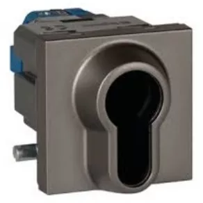   Legrand Program Comutator cu cheie + buton, 3 poziții, 2 m, 6 A, alb - 77075