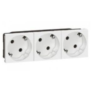 Legrand Program Mosaic 3x2P+F montat pe șină - 77253