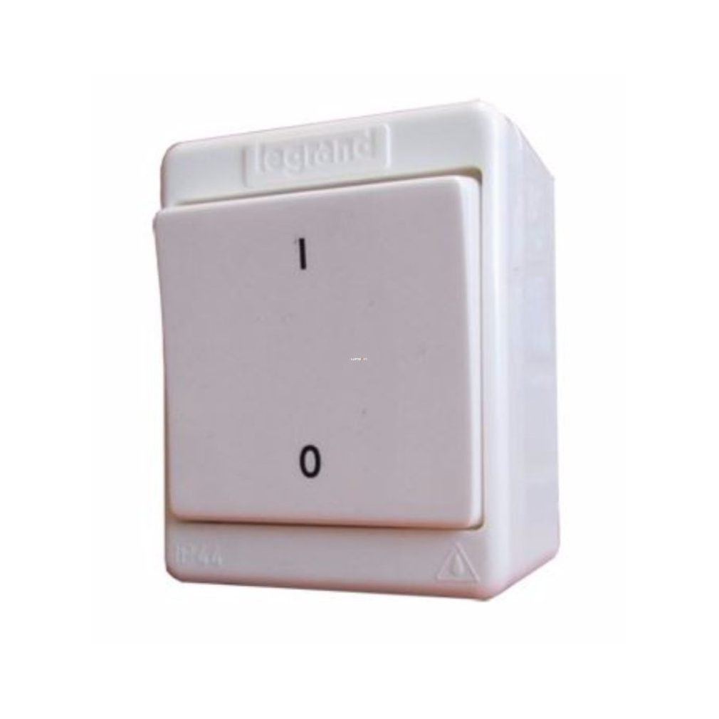Legrand Kontállux IP44 comutator bipolar alb KBI 2-102 CKV 083902
