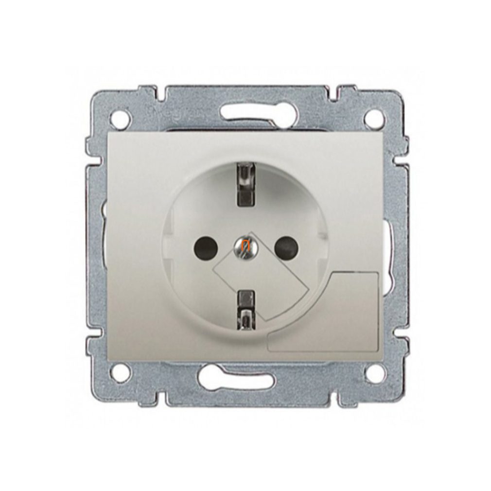 GALEA 771524 2P+F cu mâner și buton, perlat
