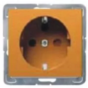 Priză Legrand Valena 2P+F portocalie - 774373
