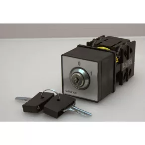   Ganz KKZ1-32-6002 Comutator ON-OFF, comutator manual cu cheie, 32 A, IP42, 3P