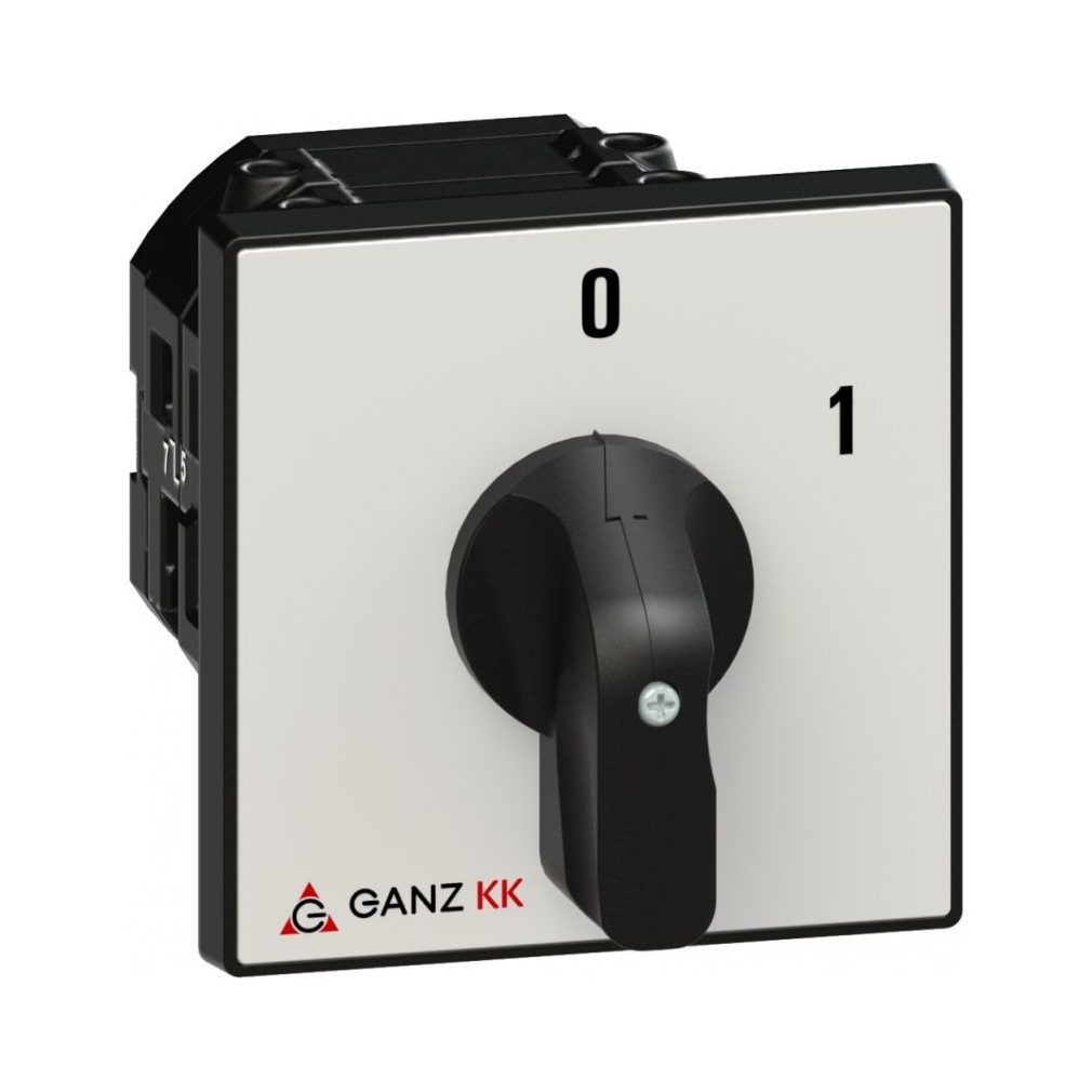 Comutator Ganz BE-KI, comutator manual cu mâner 80A, IP44, 3P (KK2-80-6002)
