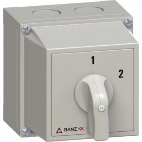   Comutator Ganz fără poziție 0, comutator manual închis 20A, marcaj 1-2, IP65, 3P (KKM0-20-6004)