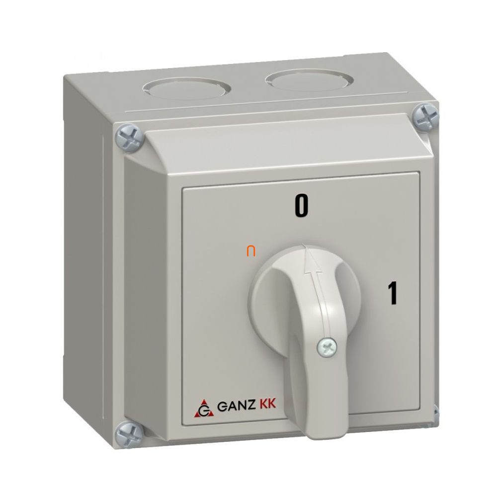 Comutator Ganz BE-KI, comutator manual în carcasă 20A, IP65, 3P, KKM0-20-9002