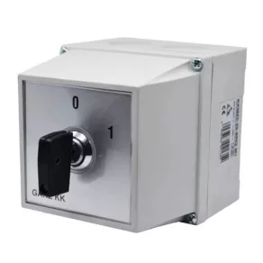   Ganz KKMZ1-32-6002 Comutator ON-OFF, într-o carcasă, comutator manual cu cheie, 32 A, IP42, 3P