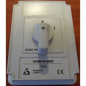   Comutator Ganz BE-KI, comutator manual închis 63A, IP65, 3P (KKM2-63-6002)